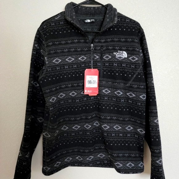 THE NORTH FACE - GRDN LYONS 1/4 ZIP - GREY - SMALL - Picture 1 of 4